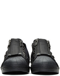 Y-3 Black Super Zip Sneakers