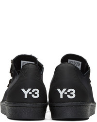 Y-3 Black Super Zip Sneakers