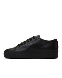 Woman by Common Projects Black Tournat Low Super Sneakers