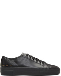 Common Projects Black Tournat Low Super Sneakers
