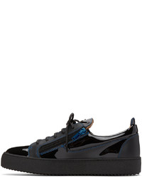 Giuseppe Zanotti Black Vernice Sneakers