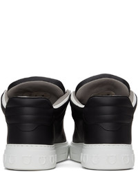 Salvatore Ferragamo Black White Marvelous Sneakers