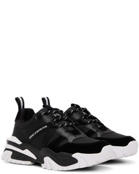VERSACE JEANS COUTURE Black White New Trail Trek Sneakers