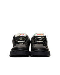 Y-3 Black Yohji Court Sneakers