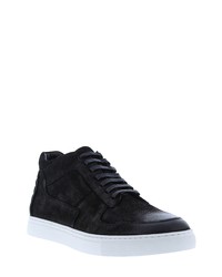 Zanzara Bobby Leather High Top Sneaker In Black At Nordstrom