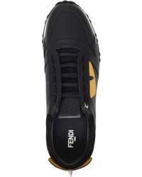 Fendi Bugs Leather Low Top Trainers