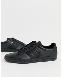 Lacoste Chaymon Trainers In Black Leather