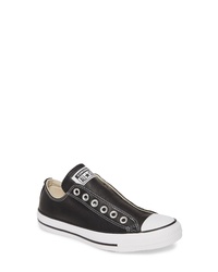 Converse Chuck Taylor Laceless Leather Low Top Sneaker
