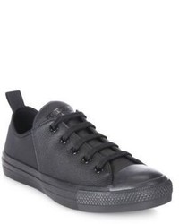 Converse Chuck Taylor Monochrome Leather Low Top Sneakers