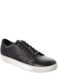 Lanvin Classic Leather Lace Up Sneaker