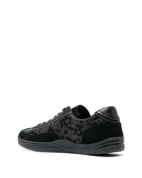 Stone Island Compass Motif Low Top Sneakers