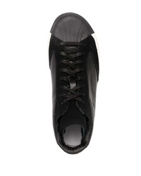 Yohji Yamamoto Contrast Toe High Top Sneakers