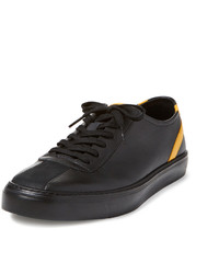 Gucci Contrast Trim Leather Low Top Sneaker