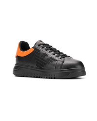 Emporio Armani Contrasting Heel Sneakers