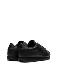 Nike Cortez Black Leather Sneakers