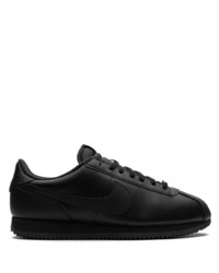 Nike Cortez Black Leather Sneakers