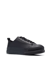 Diesel Double Sole Leather Low Top Sneakers
