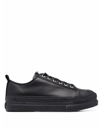 Diesel Double Sole Leather Low Top Sneakers