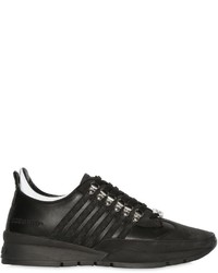 DSQUARED2 251 Striped Leather Sneakers