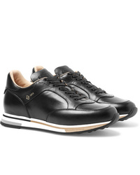 Dunhill Duke Polished Leather Sneakers