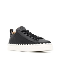 Chloé Flat Lace Up Sneakers