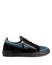 Giuseppe Zanotti Frankie Two Tone Leather Sneakers