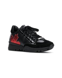 Dsquared2 Glitter Maple Leaf Sneakers