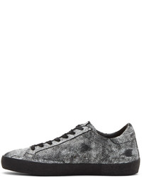 Golden Goose Golden Goose Black Painted Superstar Sneakers