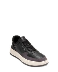Cole Haan Grandpro Crossover Sneaker In Black Leather At Nordstrom