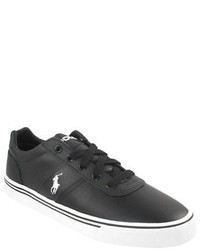 Polo Ralph Lauren Hanford Black Leather Sneakers