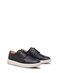 Clae Hopkins Plain Toe Sneaker In Black Milled Leather At Nordstrom