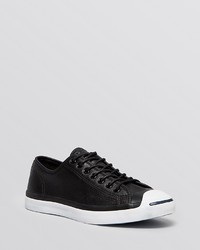 Converse Jack Purcell Jack Tumbled Leather Sneakers