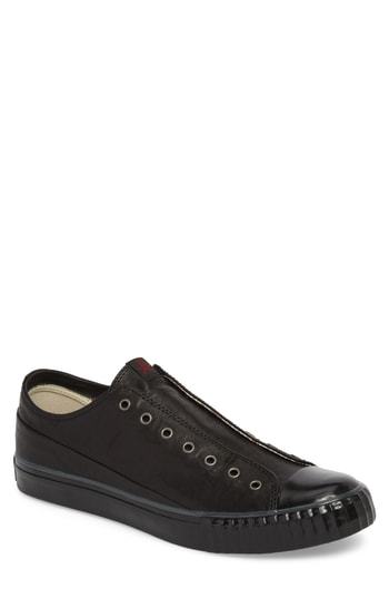 john varvatos leather sneakers