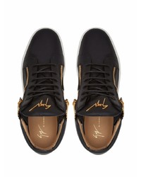 Giuseppe Zanotti Kriss Cut Out Leather Sneakers