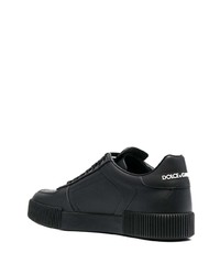 Dolce & Gabbana Lace Up Leather Sneakers