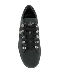 Balmain Large Zip Detail Sneakers
