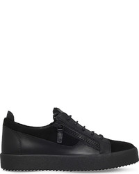 Giuseppe Zanotti Leather And Suede Low Top Trainers