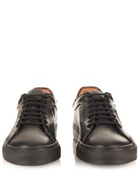 Paul Smith Leather Calf Hair Low Top Leather Trainers