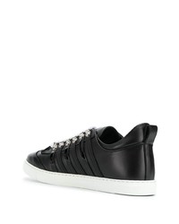 DSQUARED2 Leather Lace Up Sneakers