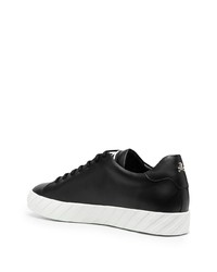 Philipp Plein Leather Lace Up Sneakers