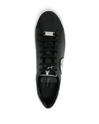 Philipp Plein Leather Lace Up Sneakers