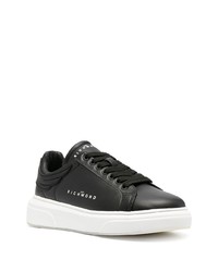 John Richmond Leather Lace Up Sneakers