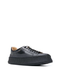 Jil Sander Leather Lace Up Sneakers