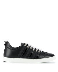 DSQUARED2 Leather Lace Up Sneakers