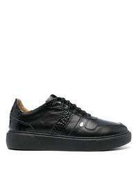 Billionaire Leather Lace Up Sneakers