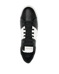 Emporio Armani Leather Low Top Sneakers
