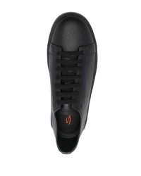 Santoni Leather Low Top Sneakers