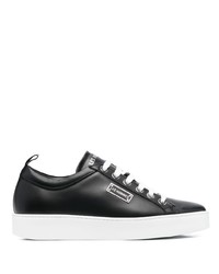 Les Hommes Leather Low Top Sneakers
