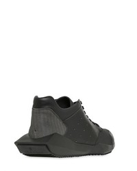 Rick Owens Leather Nylon Sneakers
