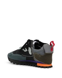 Kolor Leather Patchwork Sneakers